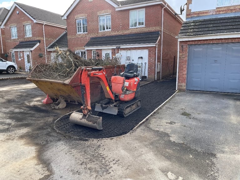 Mini Digger Hire With Driver 