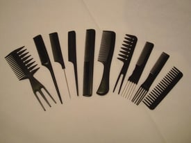 New 10 Piece Professional Hair Styling COMB SET for Hairdressers Stylists Barbers