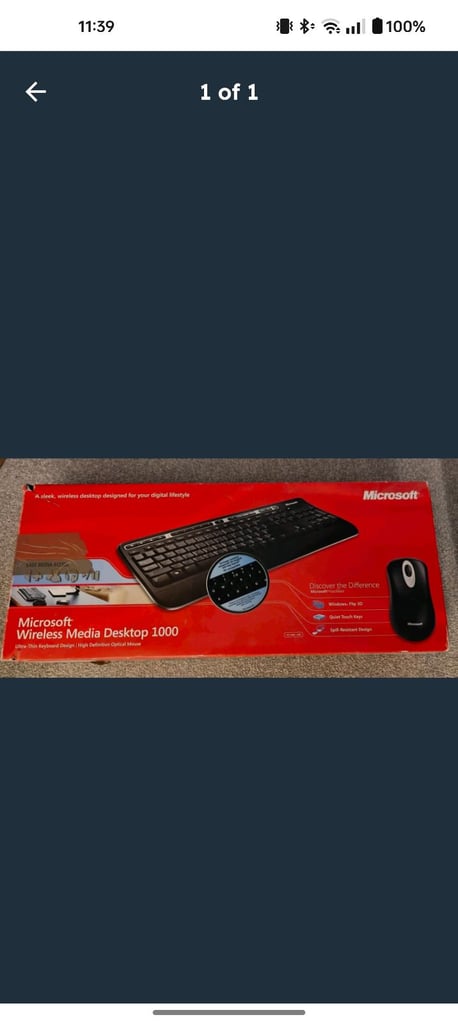 Microsoft wireless Keyboard & Mouse 