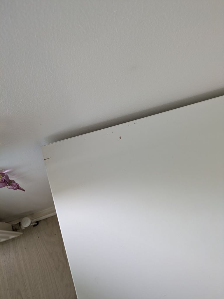 White IKEA Desk