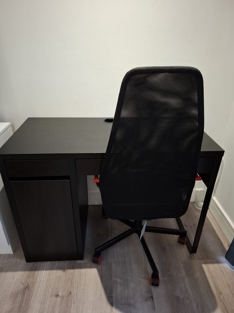 IKEA desk and chair 