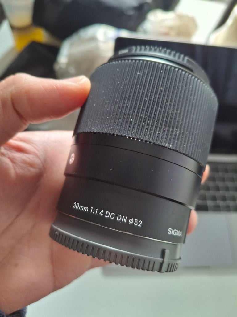 Sony - Sigma f1.4 30mm lens