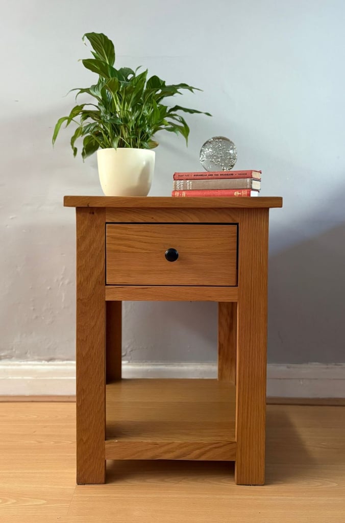 image for Solid Oak Side Table 