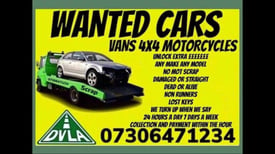 📞♻️ SELL MY CARS VANS BIKES WANTED CASH TODAY SCRAP DAMAGED NON ULEZ 