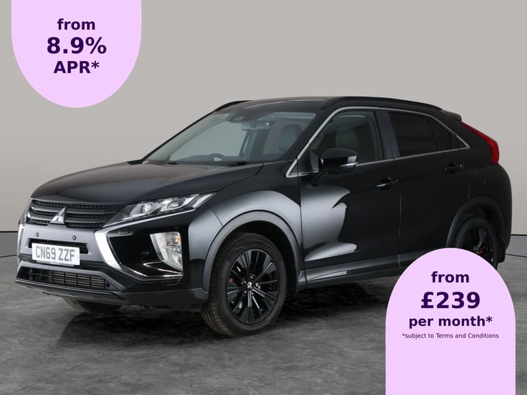 2019 Mitsubishi Eclipse Cross 1.5T Black SUV 5dr Petrol CVT 4WD Euro 6 (s/s) (163 ps) - CARPLAY -...