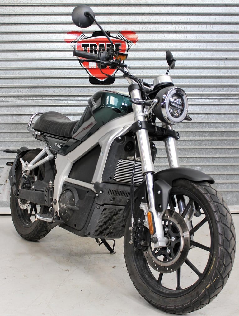 2022 22 HORWIN CR6 ELECTRIC MOTORBIKE LEARNER LEGAL 125 EQUIVALENT NEW MOT GREEN