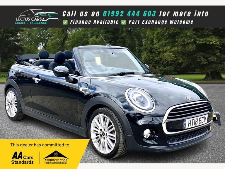 2018 MINI Convertible 1.5 Cooper Euro 6 (s/s) 2dr CONVERTIBLE Petrol Manual
