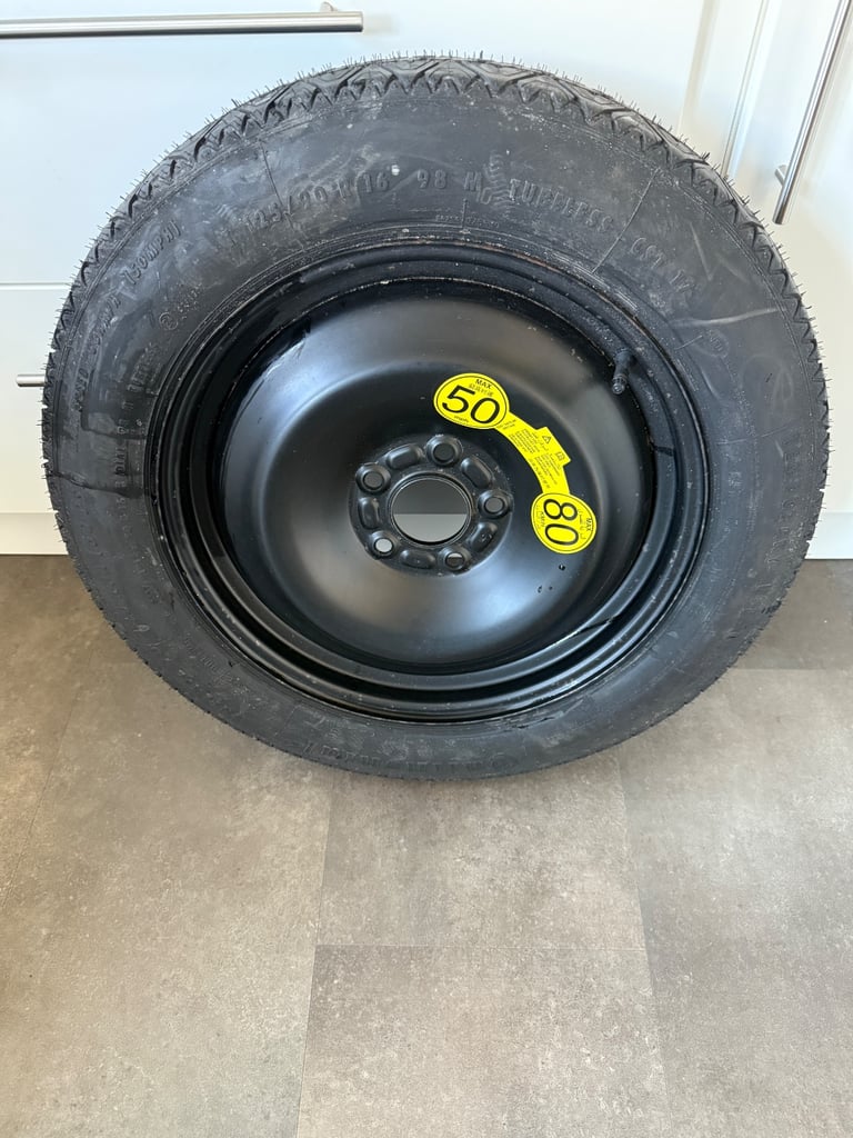 Spare car tyre