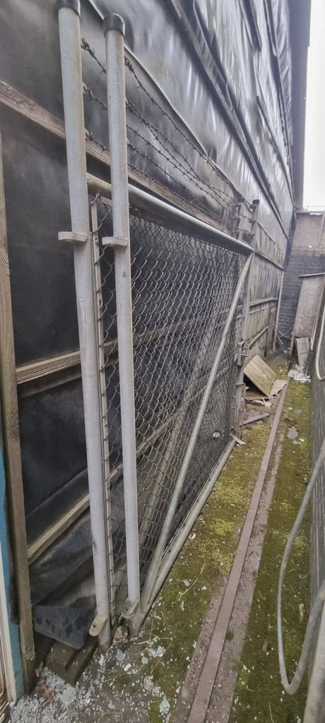 Two fence gates Sturdy 2m wide x 2.2 high WE COULD DELIVER LOCALLY AT AN AGREED COST security gates