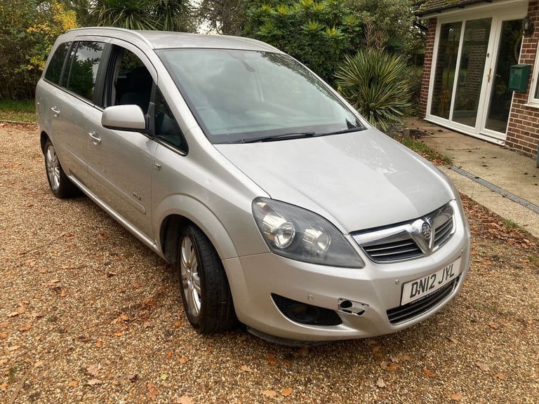 2012 VAUXHALL ZAFIRA 1. 7 CDTI DIESEL 7 SEATER, MPV. LONG MOT. CHEAP TAX.