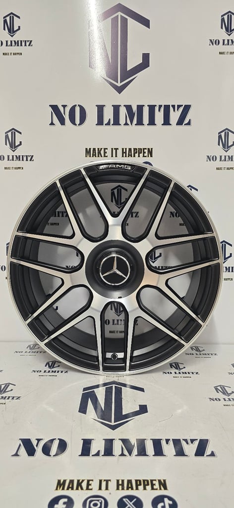 PREMIUM DIVISION BRAND NEW MERCEDES 19" AMG 63 STYLE C CLASS E CLASS S CLASS 5x112 DIAMOND CUT