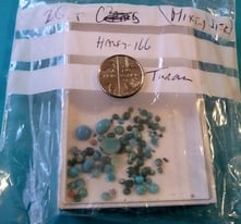 PARCEL OF LOOSE MIXED SIZE TURQUOISE. 26ct , 2.1gms