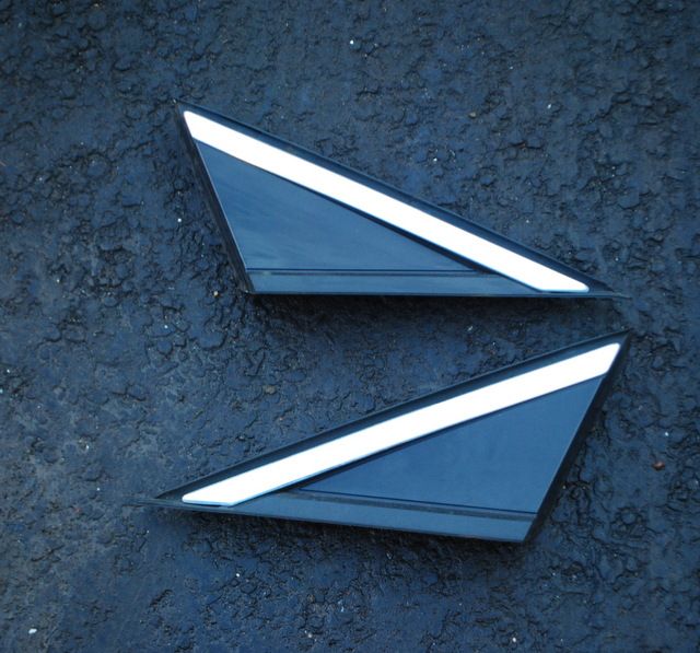 2017 VAUXHALL ASTRA K 1.6 CDTI MK7 WING TRIM PANEL PAIR FRONT CHROME