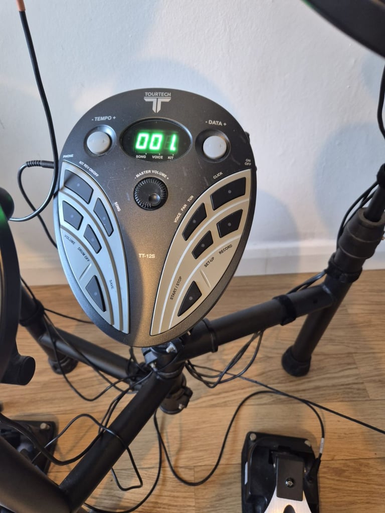 Tourtech TT-12S Electronic Drum Kit With Stool