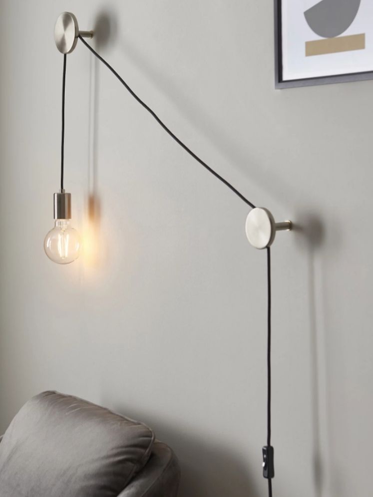 image for Brand new plug in wall mounted lights (B&Q price £25)