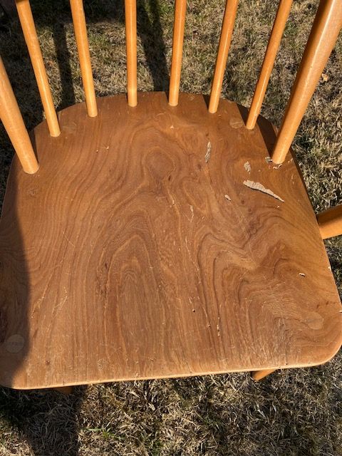 Windsor Carver Chair. Vintage Ercol Blonde Mid Century Retro Hoop Back.