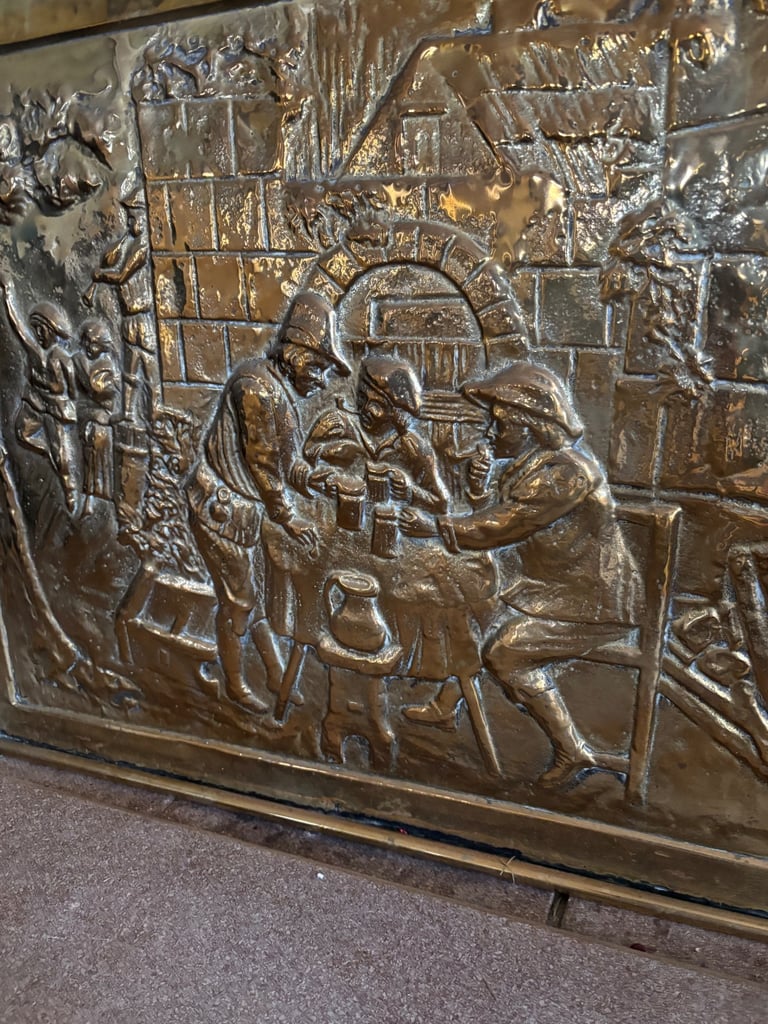 Large fire place screen 