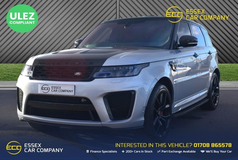 2021 Land Rover Range Rover Sport 5.0 P575 V8 GPF SVR SUV 5dr Petrol Auto 4WD Euro 6 (s/s) (575 p...