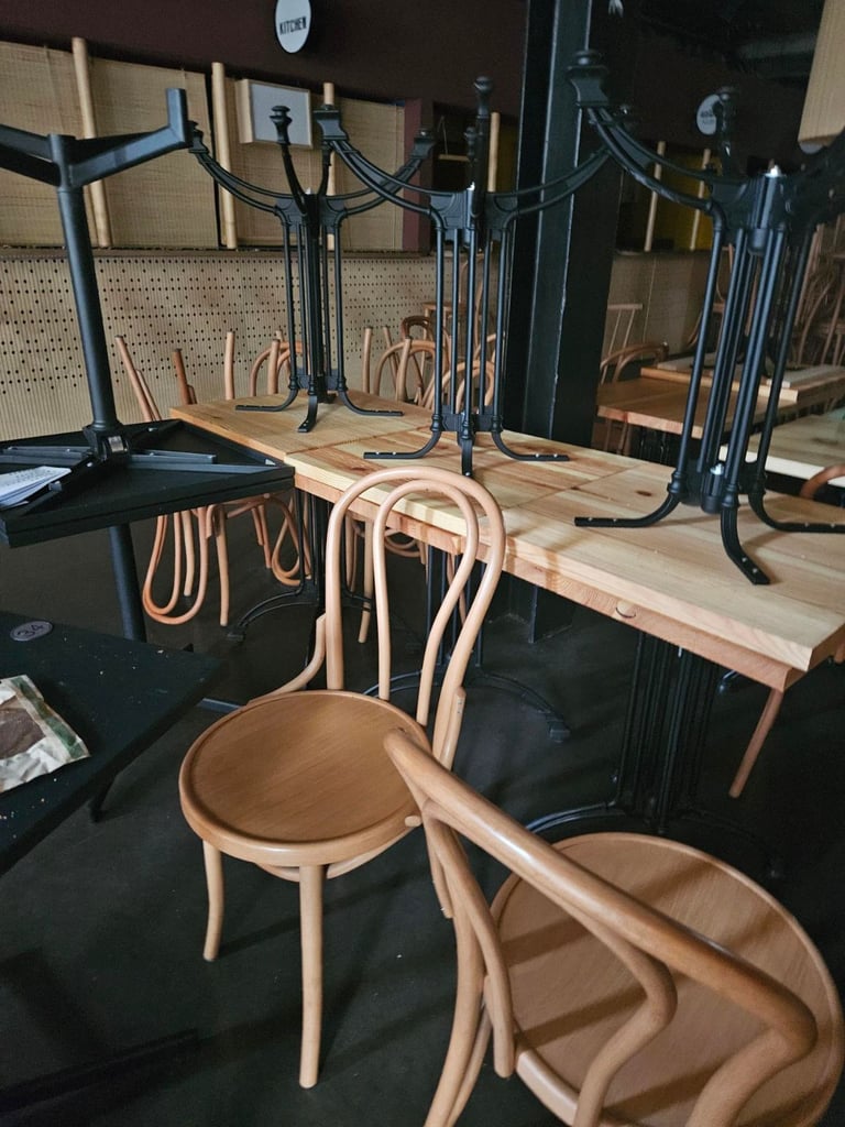 Restaurant tables, chairs and much more