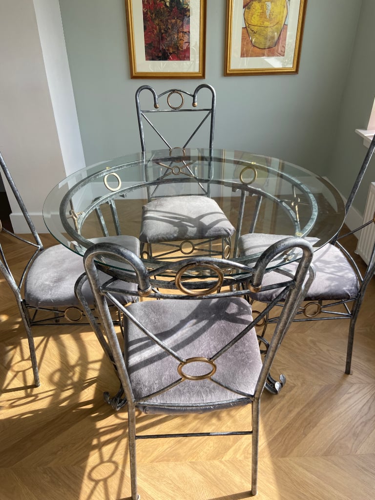 Wrought iron for Sale | Dining Tables & Chairs | Gumtree