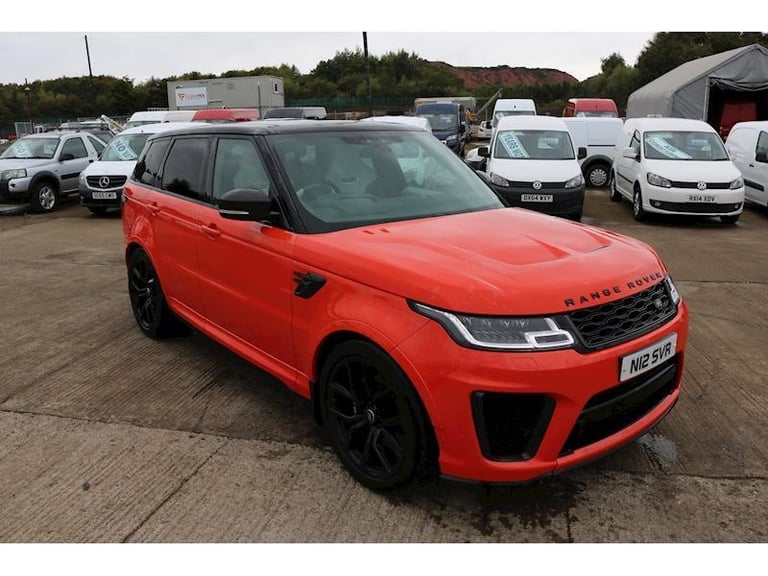 2018 RANGE ROVER SVR SUPER RARE FACTORY ORDER LAVA ORANGE STUNNING CONDITION