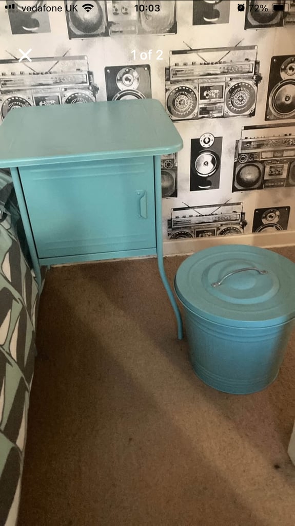 image for IKEA bedside table 