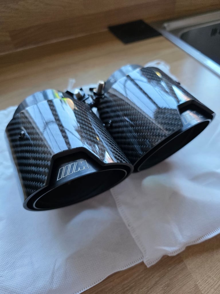 BMW M Performance carbon exhaust tips - inlet size up to 82mm