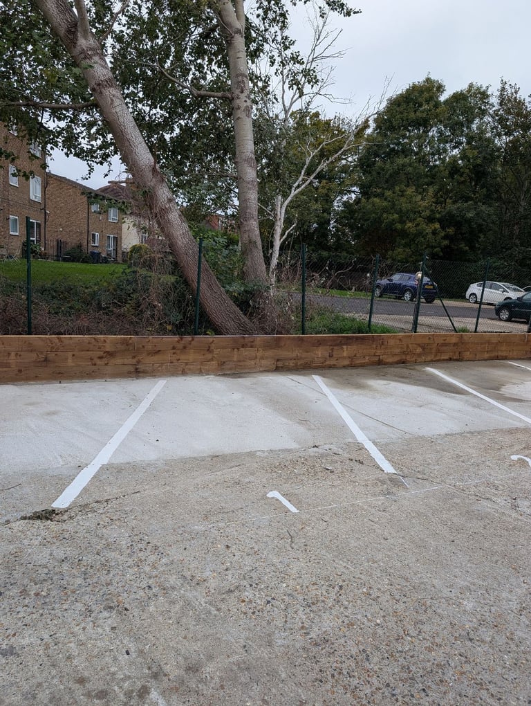 Gated private carpark 