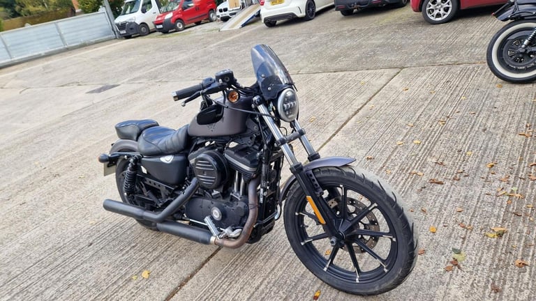 2016 16 HARLEY DAVIDSON XL 883 N IRON 16 SPORTSTER GREY XL883 CUSTOM CRUISER