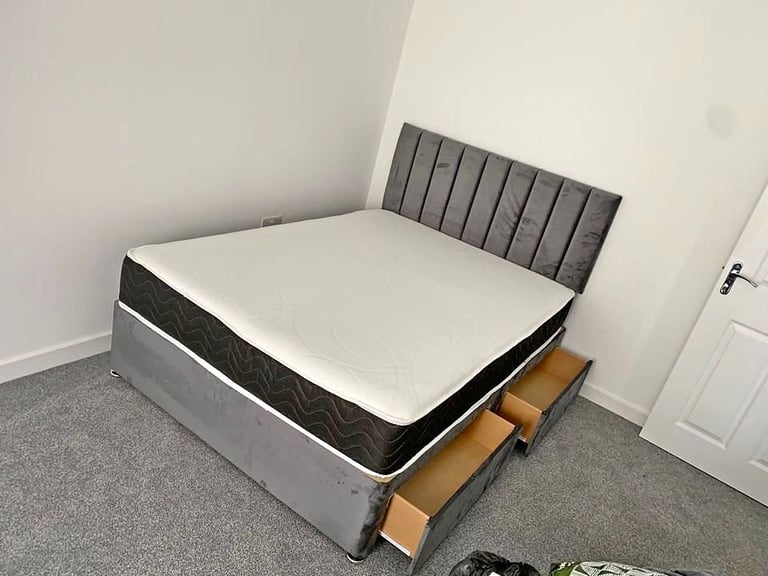 Divan Double (Single / King Size) Bed+Mattress CLEARANCE SALE ON BRAND NEW BEDS WITH MATTRESSES