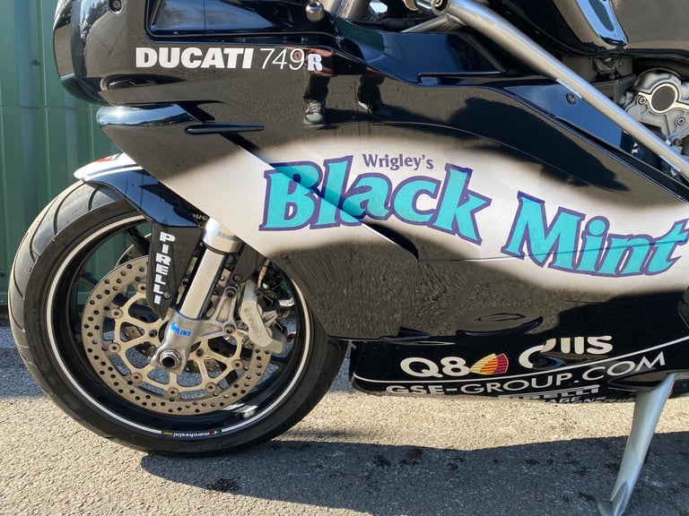 Ducati 749 Dark GSE Airwaves 2004 Black 749R Evocation 23k Belts Changed 