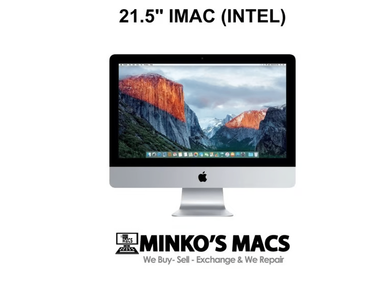 2015 Apple iMac Slim 21.5" Core i5 1.6GHz 8GB RAM 128GB SSD Final Cut Pro X Davinci Resolve & Fusion