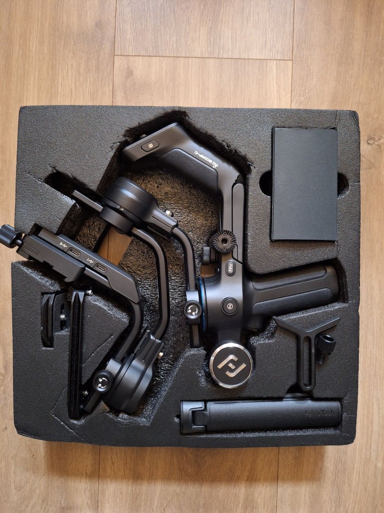 image for FeiyuTech SCORP-C Gimbal Stabilizer Arri Rosette Accessory Used Twice