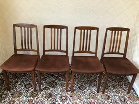 4 upholstered dining chairs