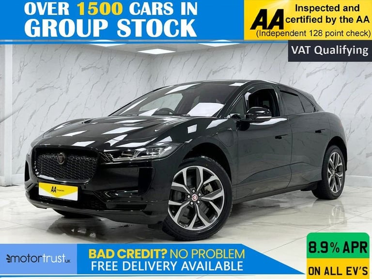 2022 Jaguar I-Pace 400 90kWh Black SUV 5dr Electric Auto 4WD (400 ps) HATCHBACK ELECTRIC Automatic