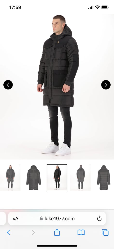 LUKE 1977 padded coat 