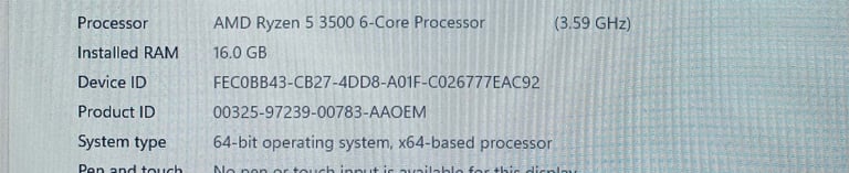 Ryzen 5 16GB Ram 256GB SSD + 1000GB UltraFast Gaming Pc Desktop Computer  NVIDIA GTX 1650 4GB