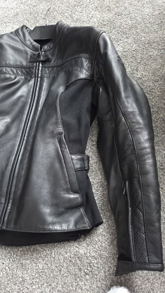 Ladies Leather Motorcycle Jacket and Trousers 