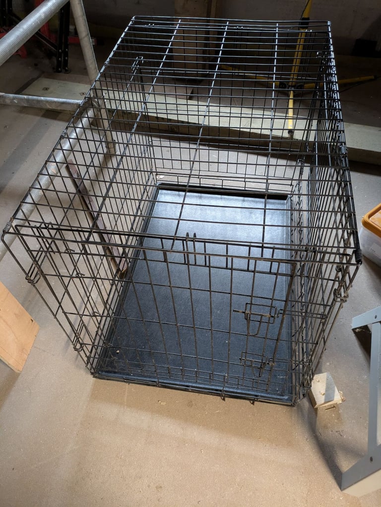 Large folding dog cage