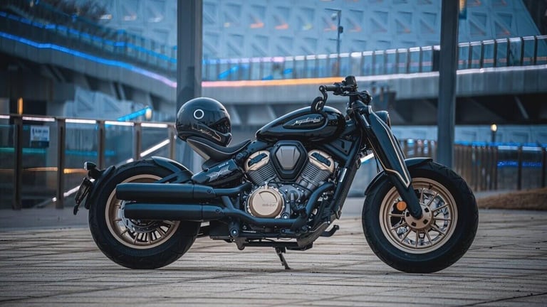 Benda NAPOLEON BOB NapoleanBob 500 V-Twin Bobber Cruiser Chopper A2 Licence 2...