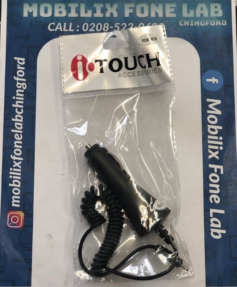 image for Small Thin Pin Car Charger for Nokia N70