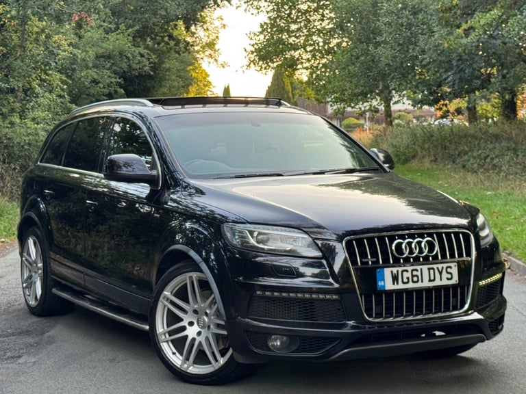 AUDI Q7 3.0 TDI QUATTRO S-LINE 7 SEATER~CHEAPER TAX BAND~BIG SPEC~