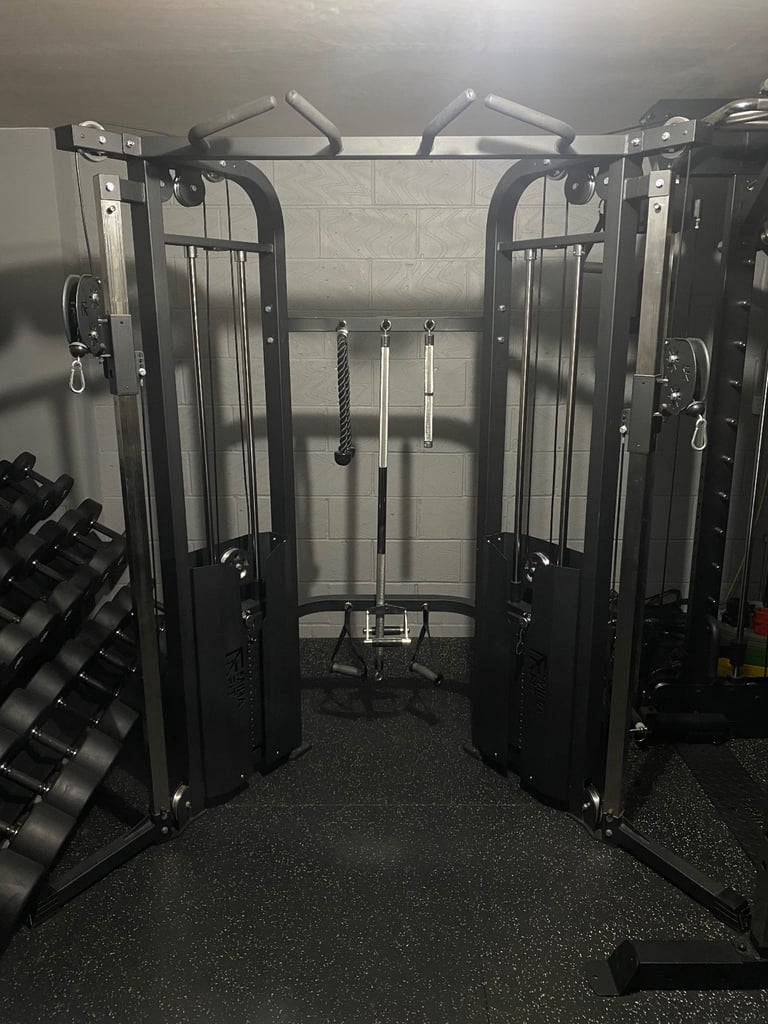 image for Mirafit M4 functional trainer with 2x 100kg weight stacks and attachments RRP: £1999.95