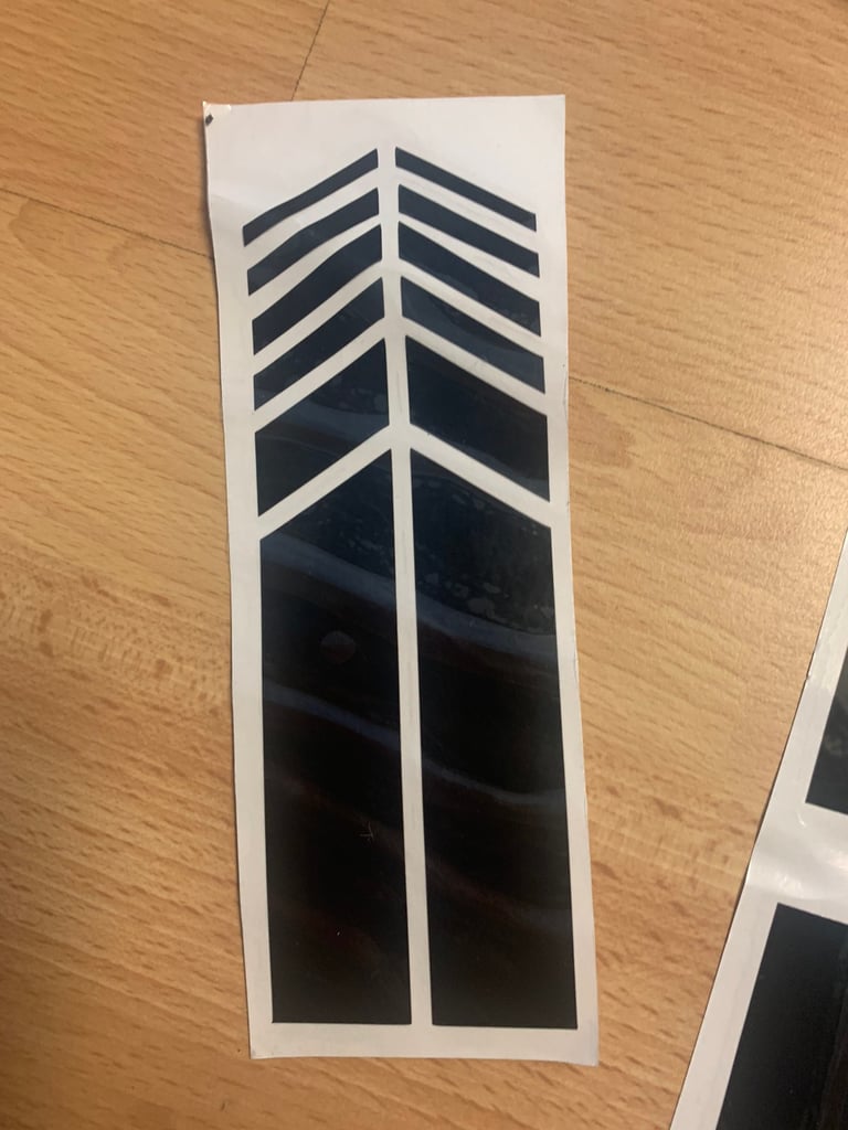 Car/Van Graphics Decals Strips (5 Piece) New