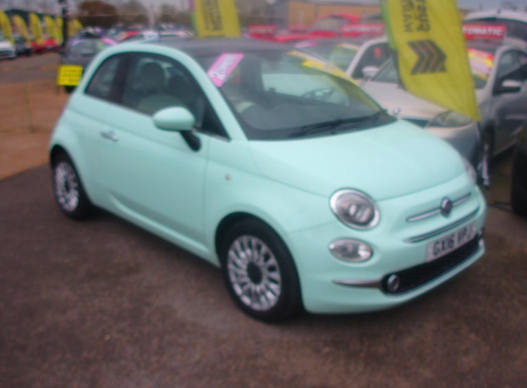 2016 Fiat 500 1.2 Lounge Hatchback 3dr Petrol Manual Euro 6 (s/s) (69 bhp)