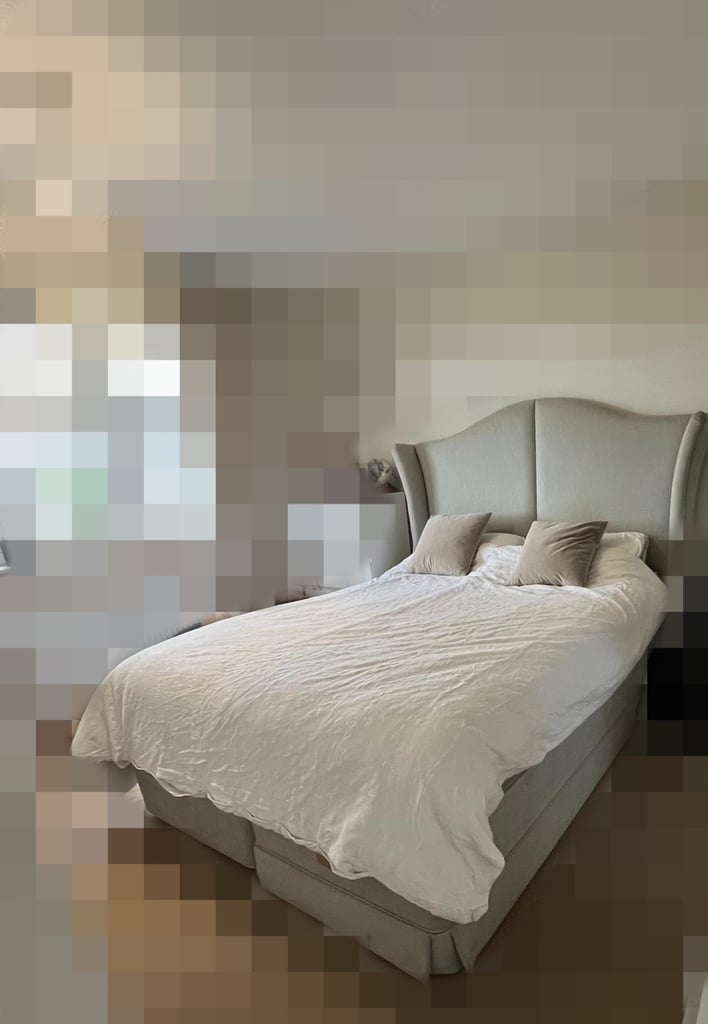 image for Hypnos king size divan and headboard 