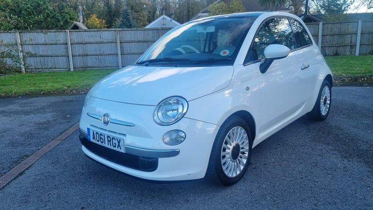 2011 Fiat 500 1.2 Lounge 3dr [Start Stop] HATCHBACK Petrol Manual