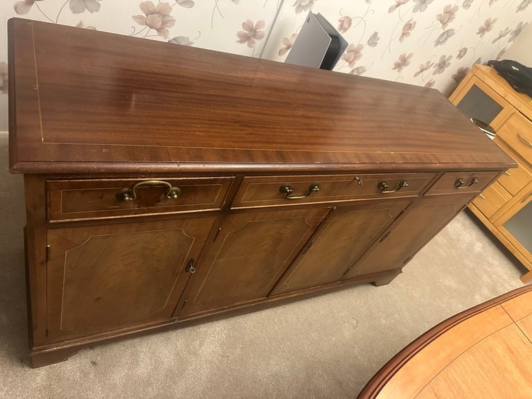 image for display cabinet Old classic solid wood