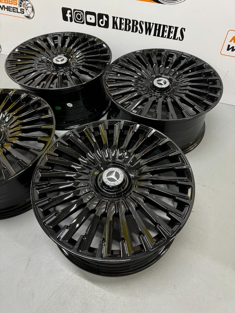 20" MERCEDES 2024/5 MAYBACH REPLACEMENT STYLE ALLOY WHEELS  C CLASS E CLASS S CLASS A CLASS