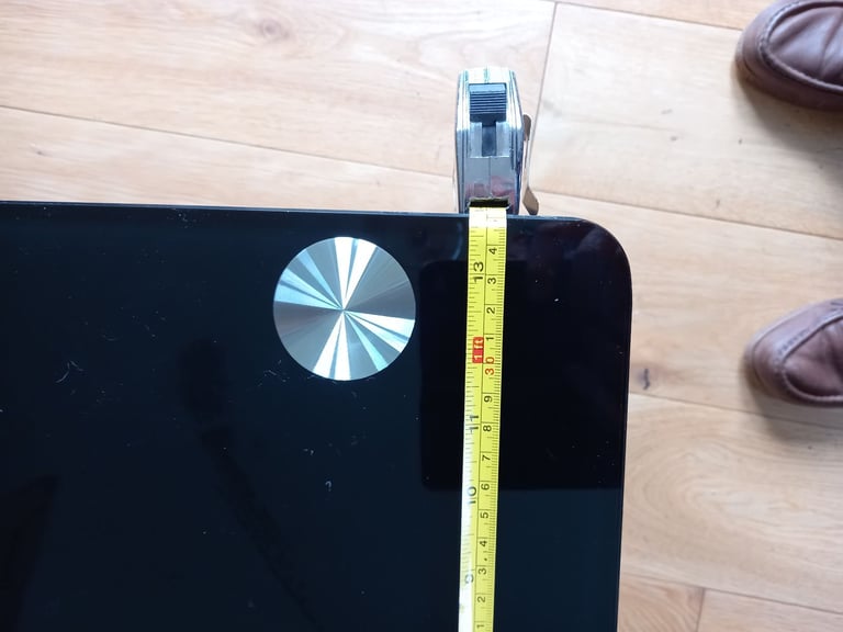 Black Glass TV stand / table